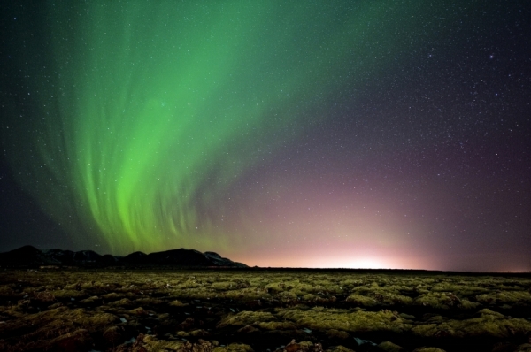 Photograph Johannes Frank Johannesson Northern Lights on One Eyeland